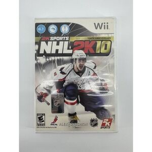 NHL 2K10 Nintendo Wii Alex Ovechkin Tenth Anniversary Edition 2K Sports